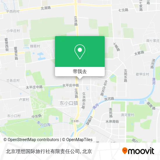 北京理想国际旅行社有限责任公司地图