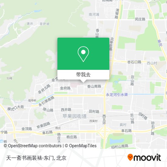 天一斋书画装裱-东门地图