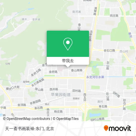 天一斋书画装裱-东门地图