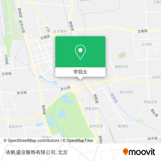 依帆盛业服饰有限公司地图