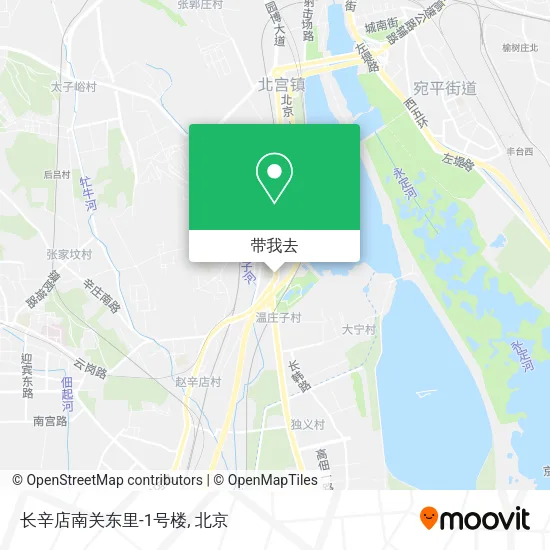 长辛店南关东里-1号楼地图