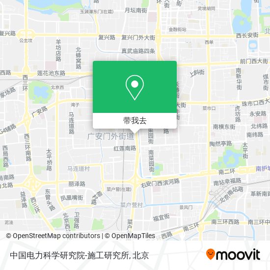 中国电力科学研究院-施工研究所地图