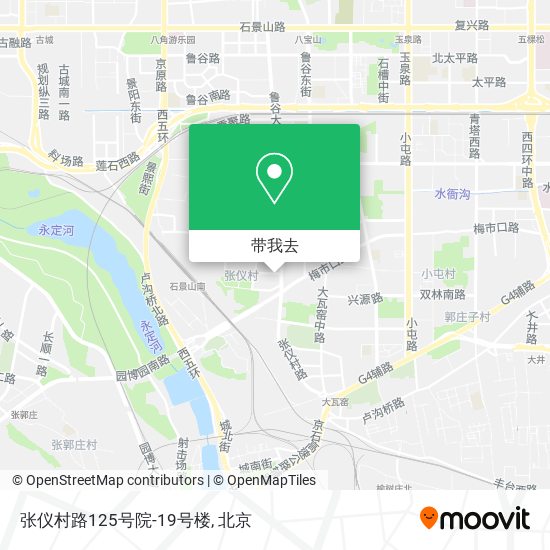 张仪村路125号院-19号楼地图