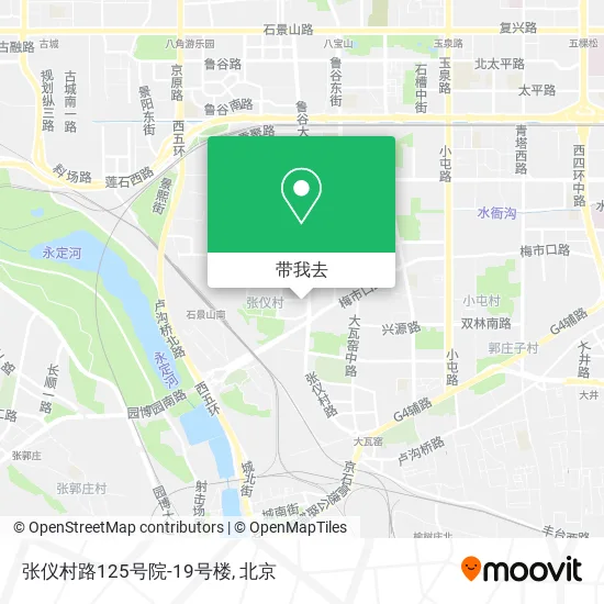 张仪村路125号院-19号楼地图