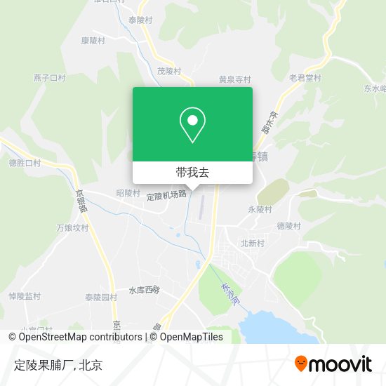 定陵果脯厂地图