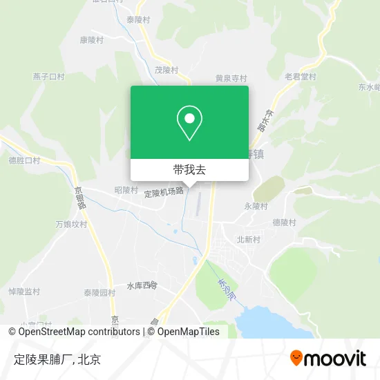 定陵果脯厂地图