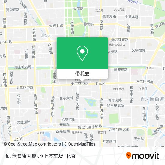 凯康海油大厦-地上停车场地图