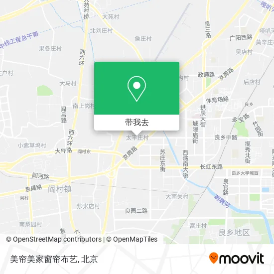 美帘美家窗帘布艺地图