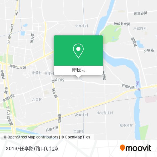 X013/任李路(路口)地图