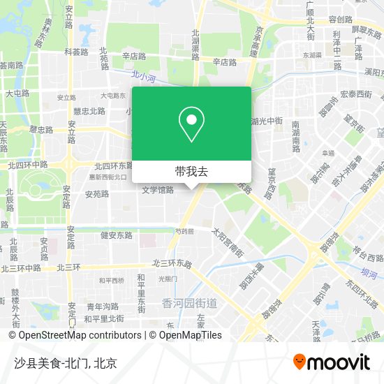 沙县美食-北门地图