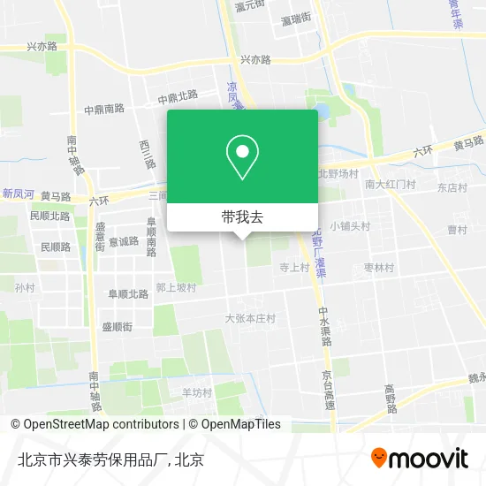 北京市兴泰劳保用品厂地图