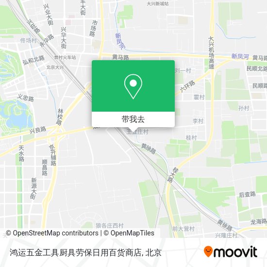 鸿运五金工具厨具劳保日用百货商店地图