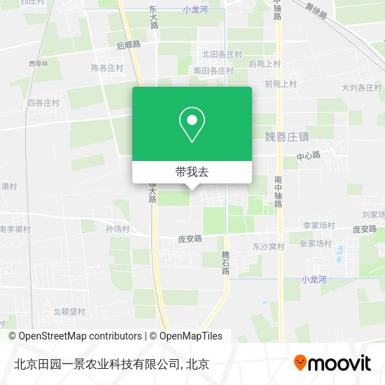 北京田园一景农业科技有限公司地图