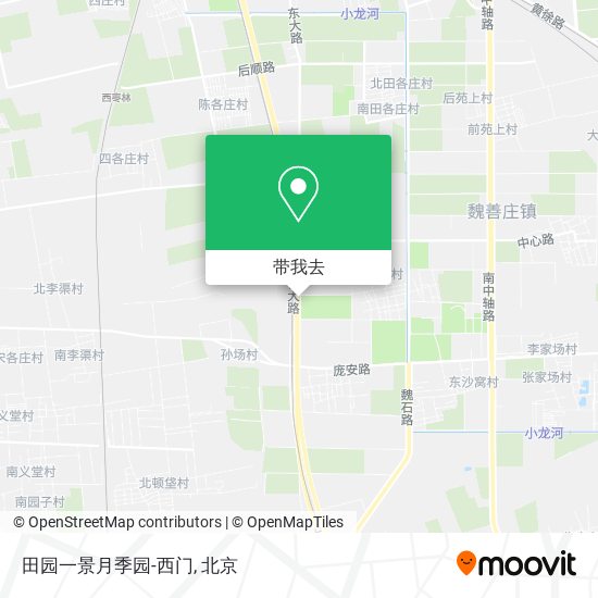 田园一景月季园-西门地图