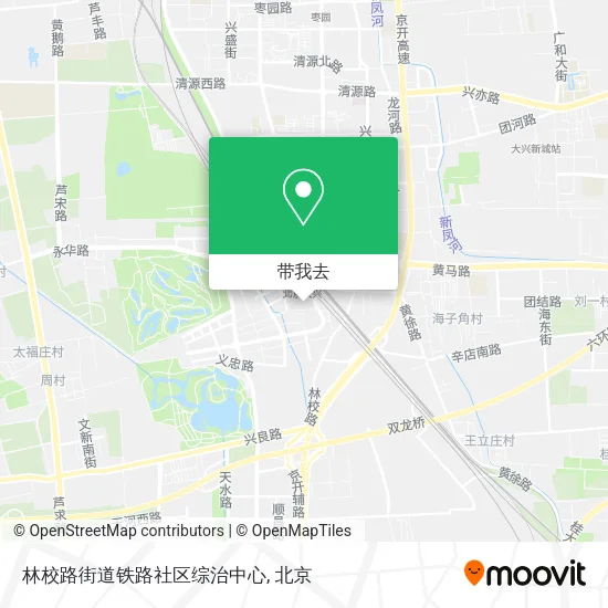 林校路街道铁路社区综治中心地图