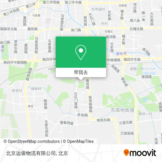 北京远俊物流有限公司地图