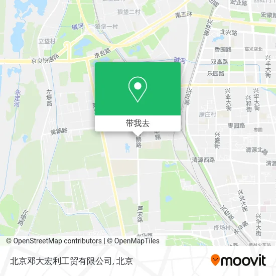 北京邓大宏利工贸有限公司地图