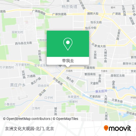 京洲文化大观园-北门地图