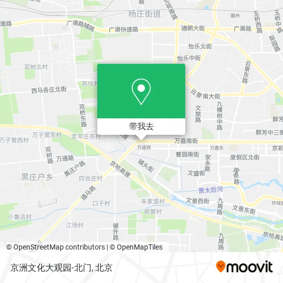 京洲文化大观园-北门地图