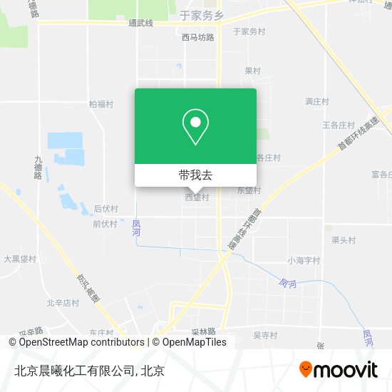 北京晨曦化工有限公司地图
