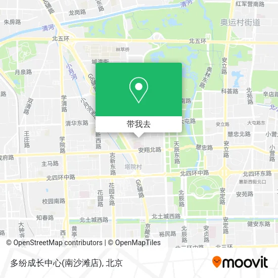 多纷成长中心(南沙滩店)地图
