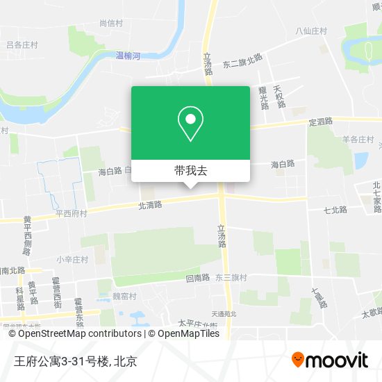 王府公寓3-31号楼地图