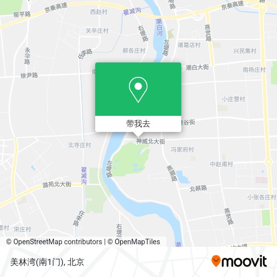 美林湾(南1门)地图
