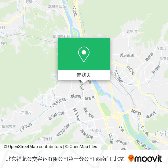 北京祥龙公交客运有限公司第一分公司-西南门地图