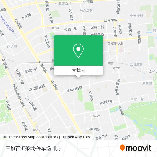 三旗百汇茶城-停车场地图