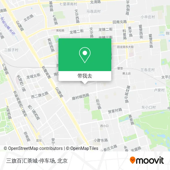 三旗百汇茶城-停车场地图