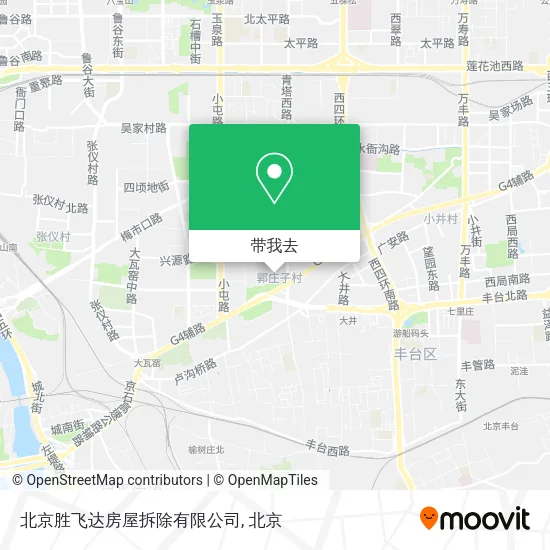 北京胜飞达房屋拆除有限公司地图