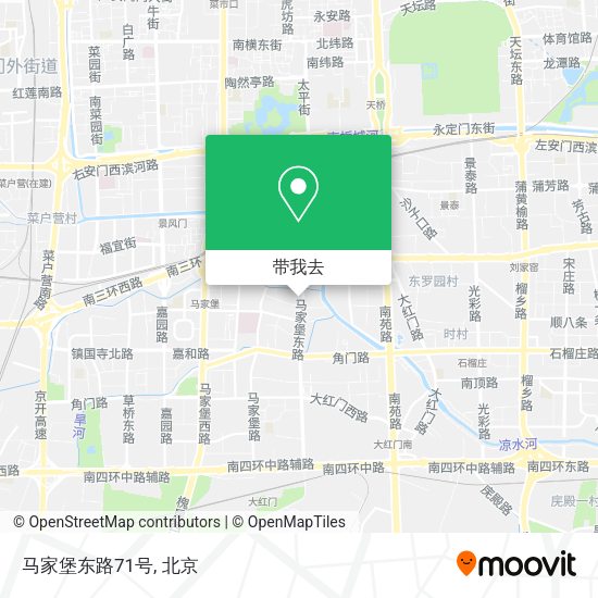 马家堡东路71号地图