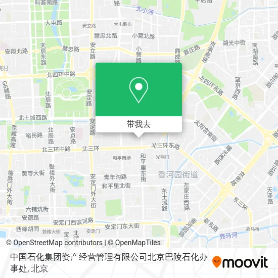 中国石化集团资产经营管理有限公司北京巴陵石化办事处地图
