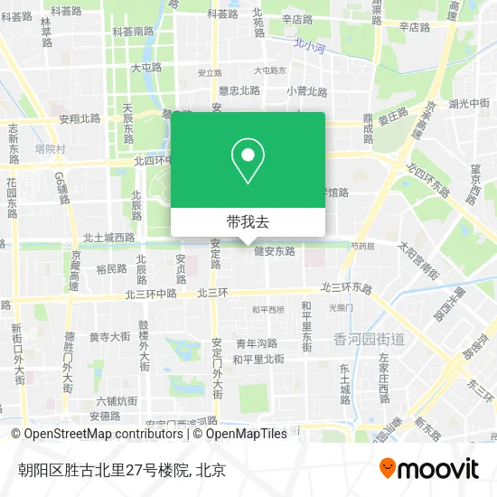 朝阳区胜古北里27号楼院地图