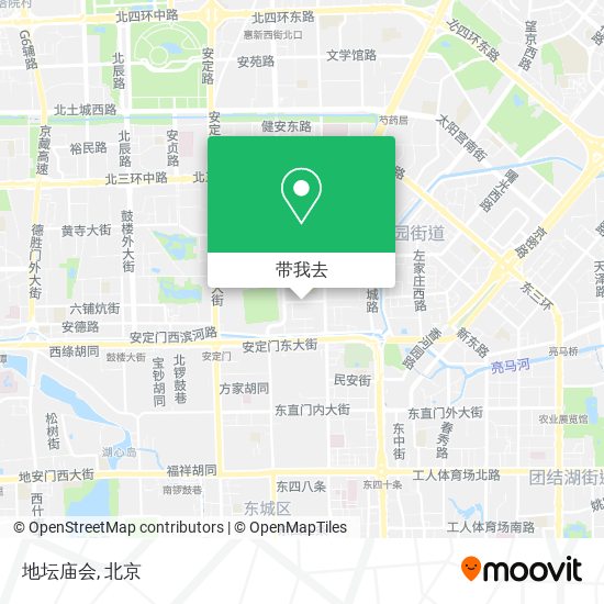地坛庙会地图