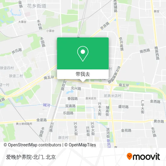 爱晚护养院-北门地图
