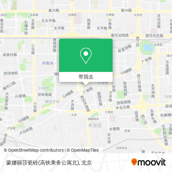 蒙娜丽莎瓷砖(高铁乘务公寓北)地图