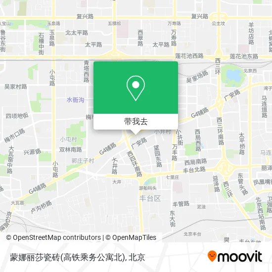 蒙娜丽莎瓷砖(高铁乘务公寓北)地图