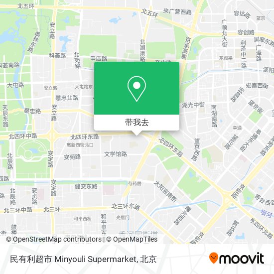 民有利超市 Minyouli Supermarket地图