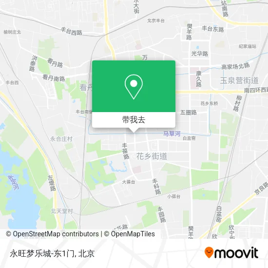 永旺梦乐城-东1门地图