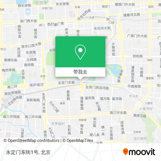 永定门东街1号地图