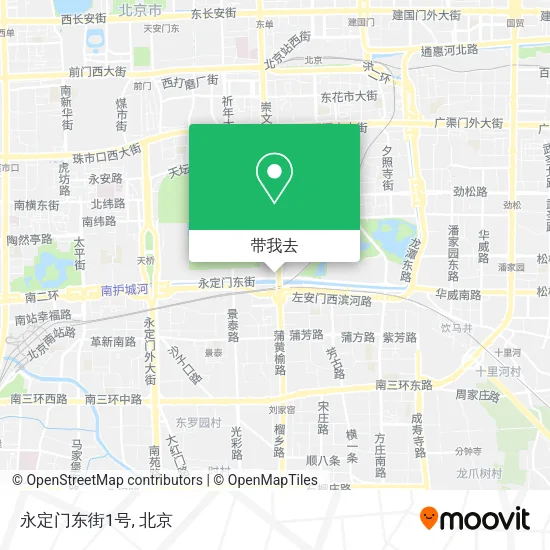 永定门东街1号地图