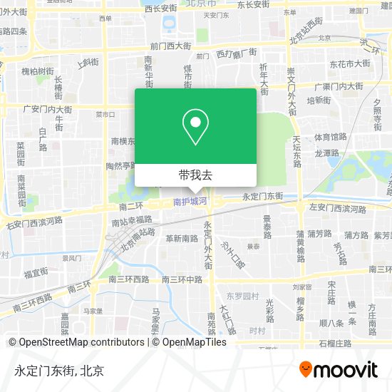 永定门东街地图