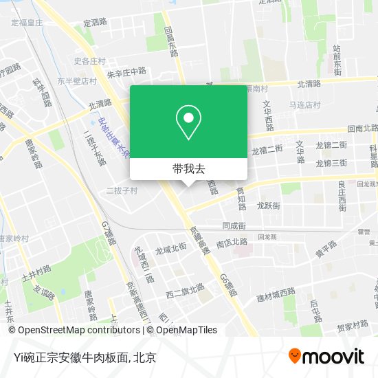 Yi碗正宗安徽牛肉板面地图