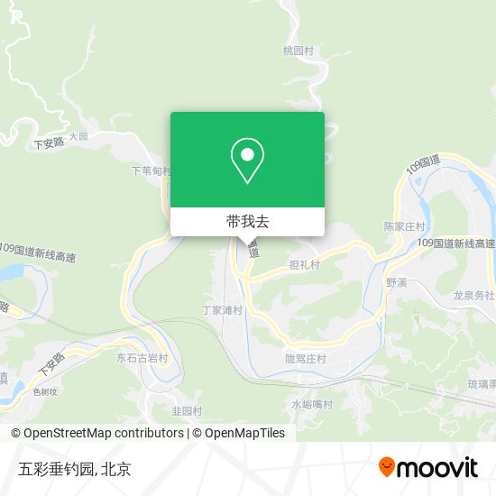 五彩垂钓园地图