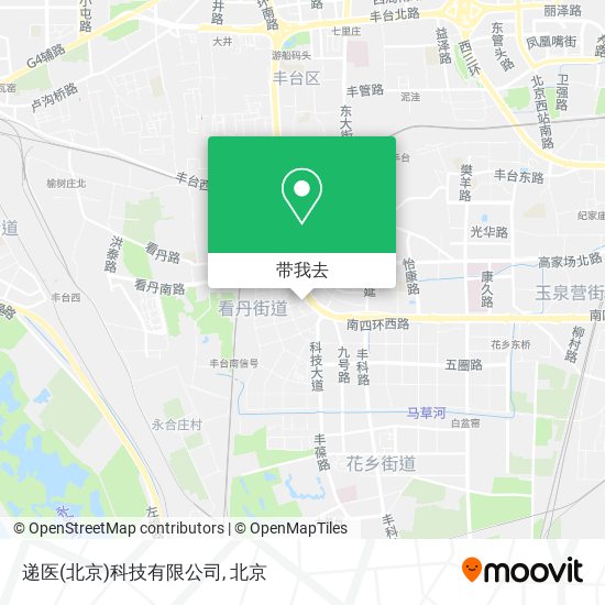 递医(北京)科技有限公司地图