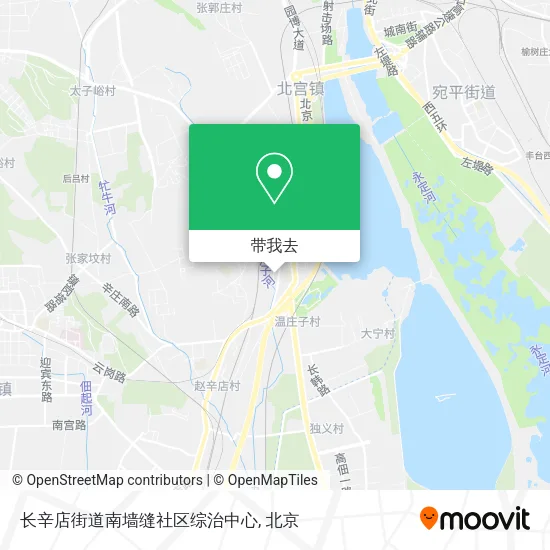 长辛店街道南墙缝社区综治中心地图