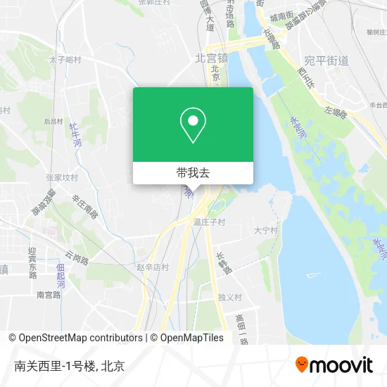 南关西里-1号楼地图