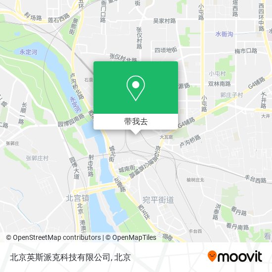 北京英斯派克科技有限公司地图