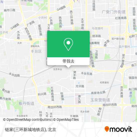 链家(三环新城地铁店)地图